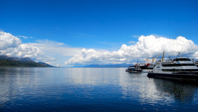 vertrek van Ushuaia naar Antarctica.