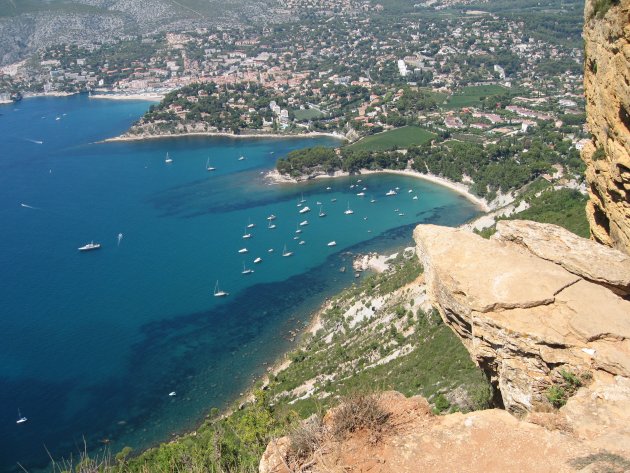 Uitzicht op Cassis