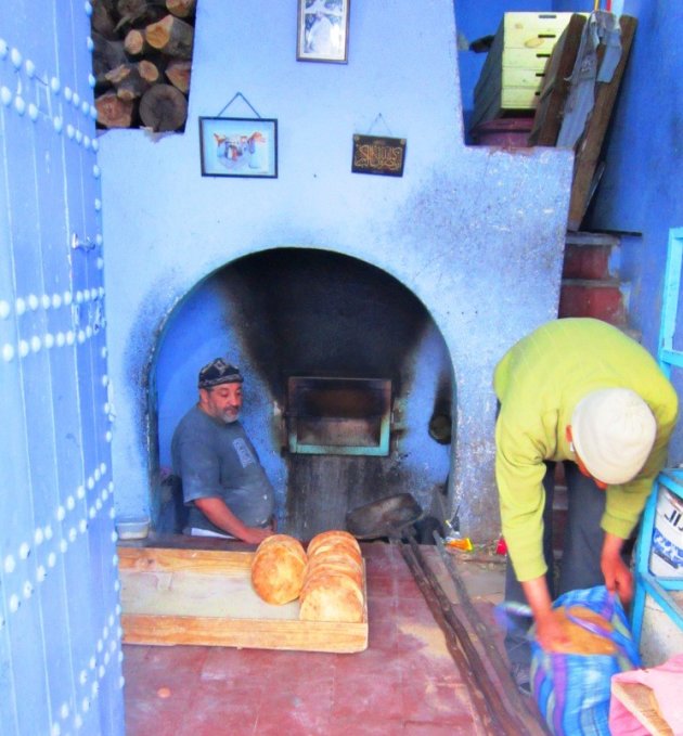 Bakkertje in Chechaouen !!