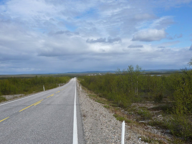 weg door Finnmarksvidda 