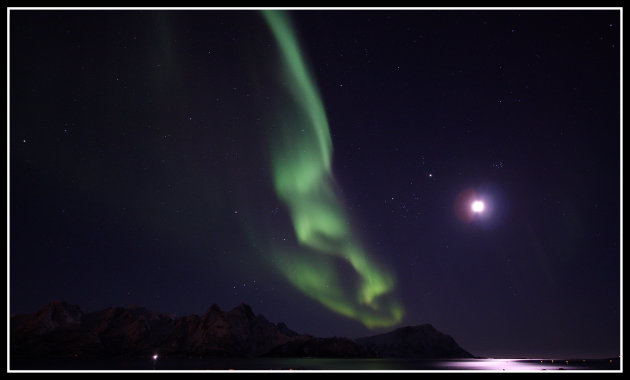 Northern Light by Moonlight