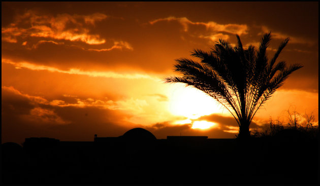 zonsondergang op Djerba