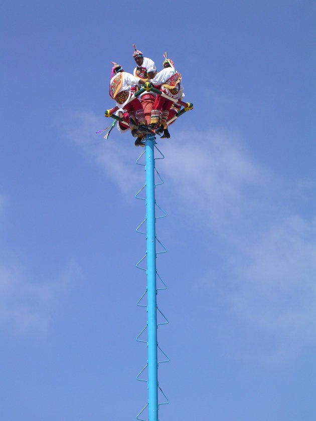 Ritueel in nationaal park in Yucatan