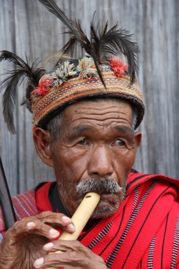 Ifugao-stam Banaue Filipijnen, 111 jaar jong.