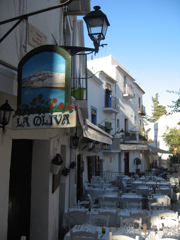 Straat Ibiza stad