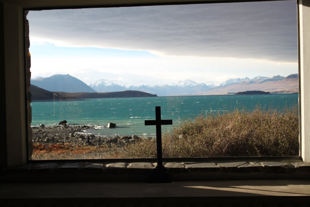 Mini-kerkje bij Lake Tekapo