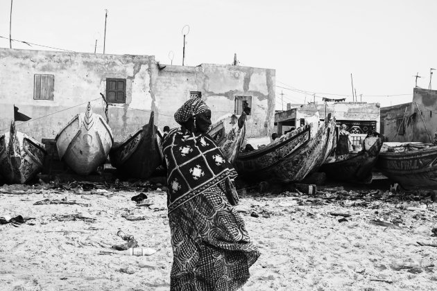 vrouw op het strand