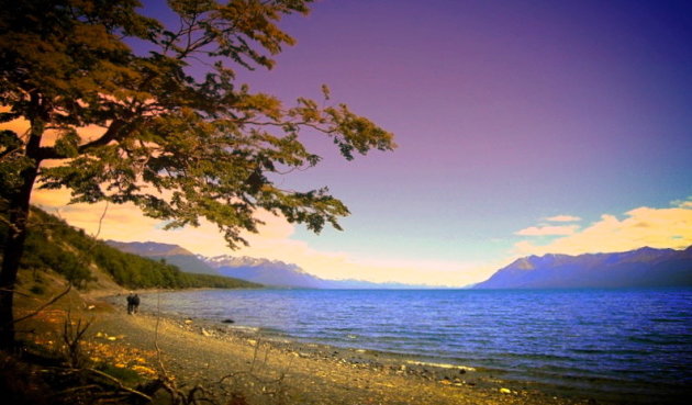 daily walk along the Lake