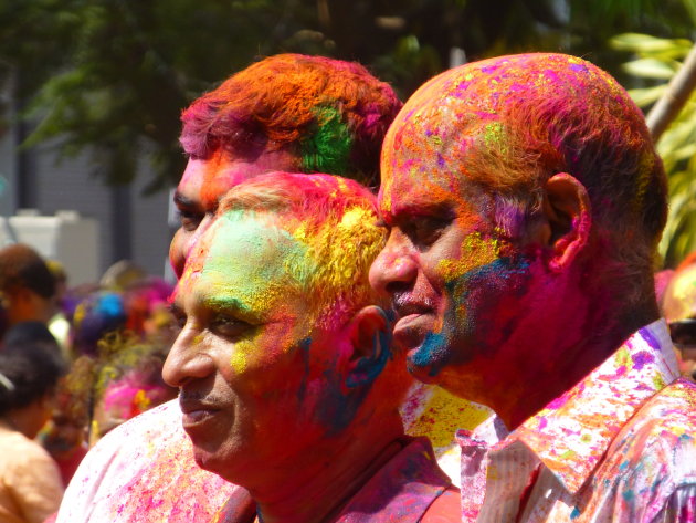 Kleurig Holi-Festival