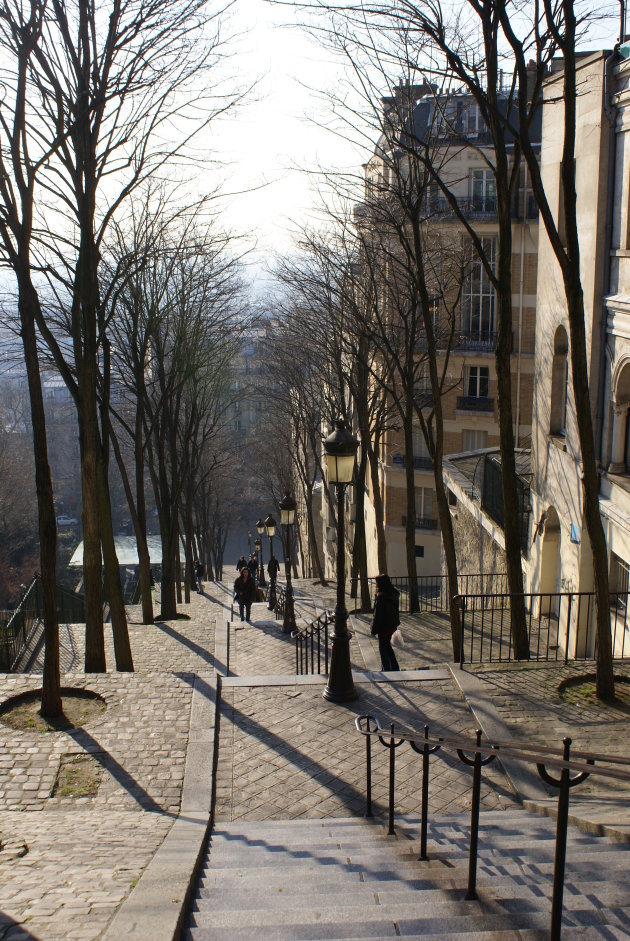 Trap naar de Sacre Coeur