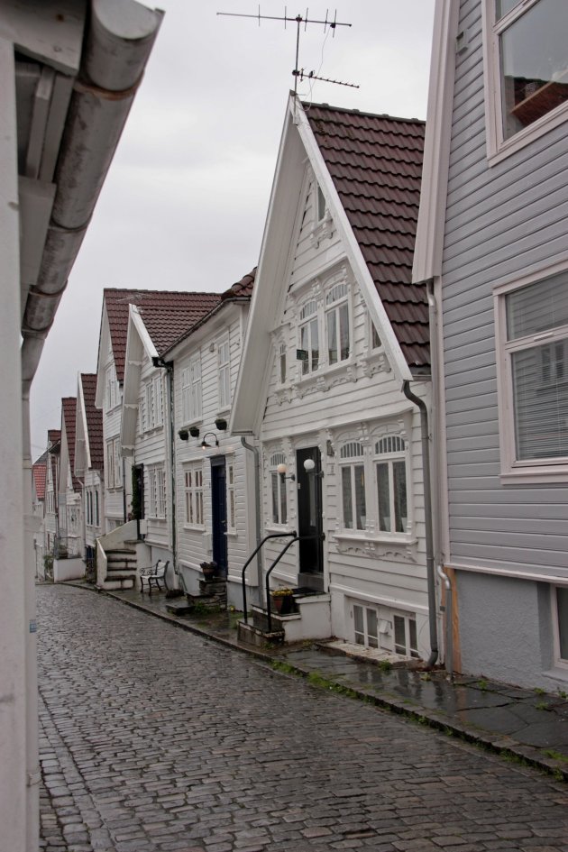 Houten huisjes in Stavanger