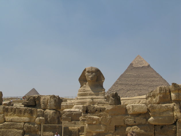 Pyramides van Giza met de sfinx