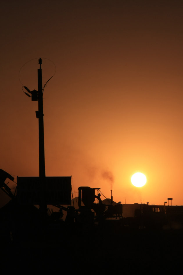 Zonsondergang Coober Pedy