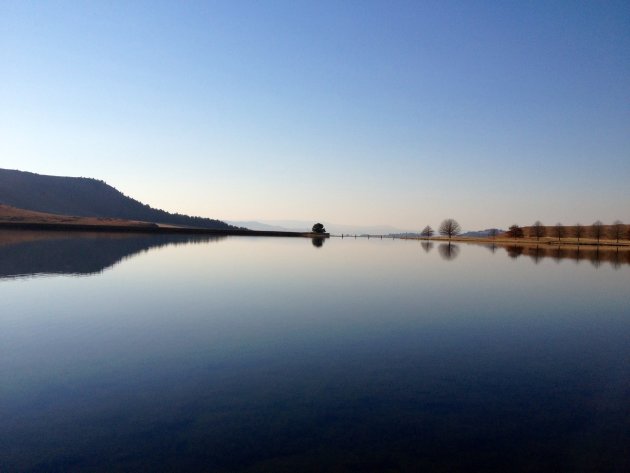 Meer in de Drakensbergen