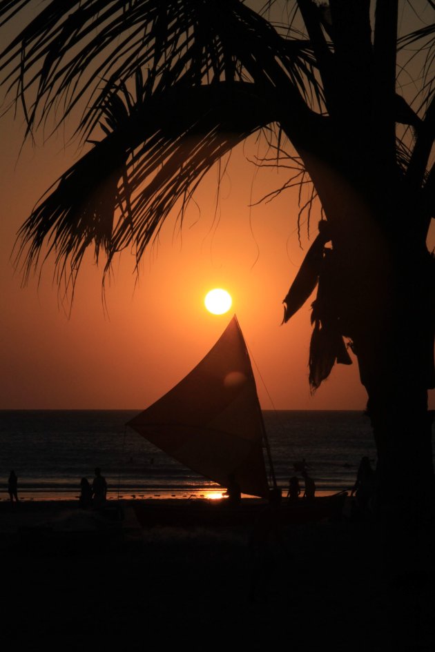 sunset in Jericoacoara