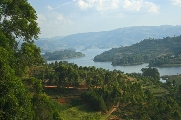 Uitkijkje Lake Bunyonyi