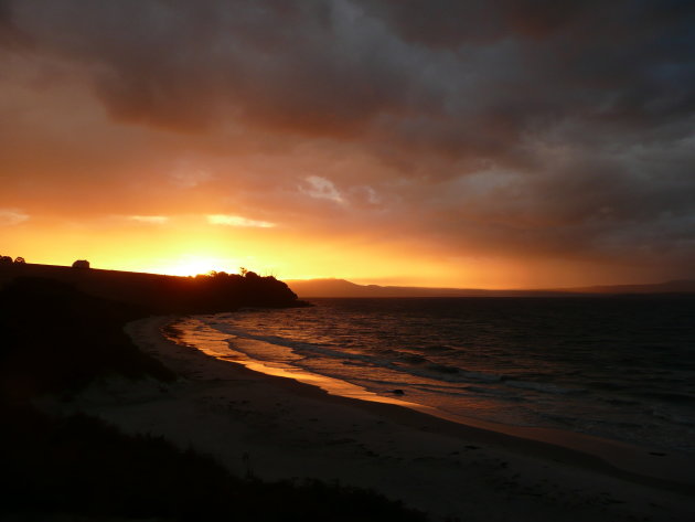 Zonsondergang Maria Island 