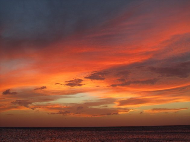 Sunset at Eagle Beach