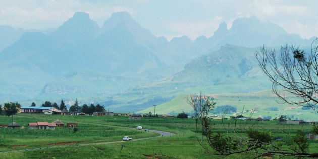 Op weg naar Cathedral Peak.