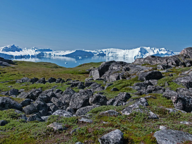 Eerste blik op het ijsfjord