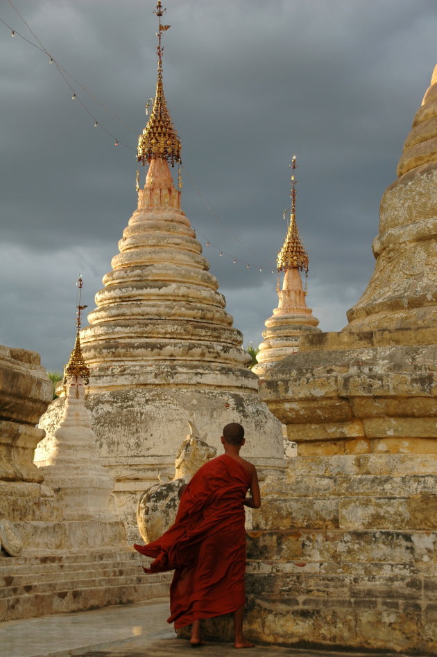 Monnik in Bagan