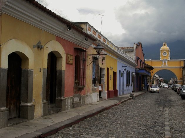 Gezellige keienstraatjes in Antigua