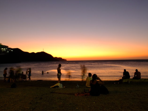 Taganga, zonsondergang