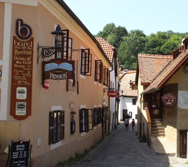 straat Ceske Krumlov