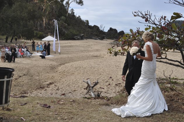 trouwen op het strand