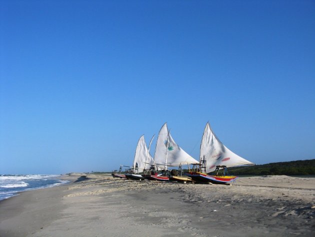 Verlaten stranden