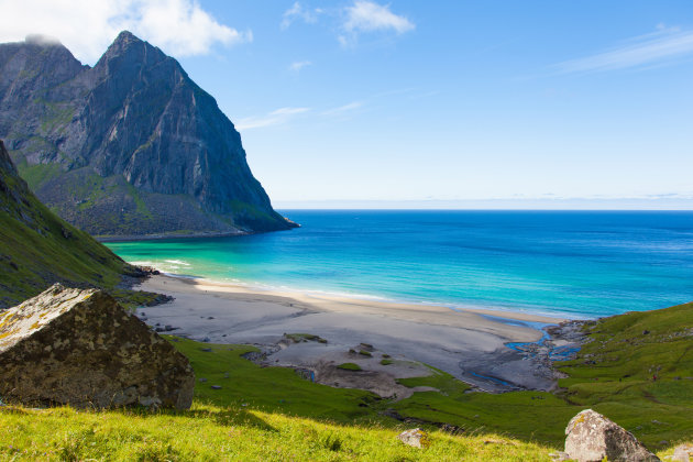 Kvalvika, Lofoten Noorwegen