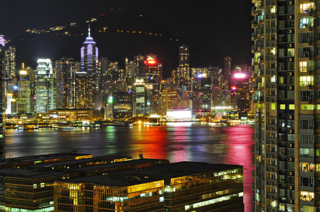 hong kong by night