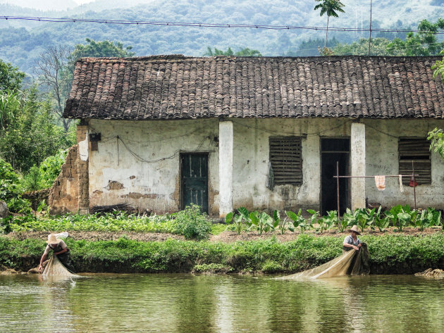 Vis vlakbij huis