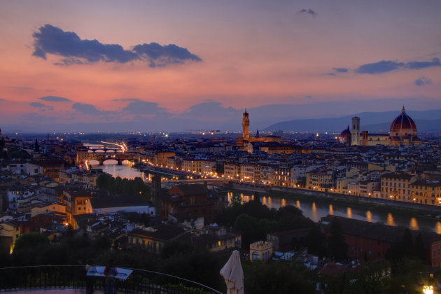 Zonsondergang in Florence