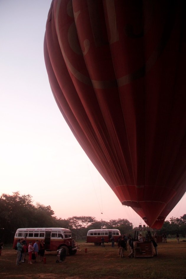 Balloons over Bagan sunrise