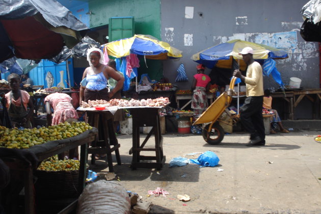 De Waterfront market in monrovia