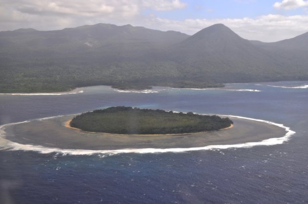 eiland vanuit de lucht