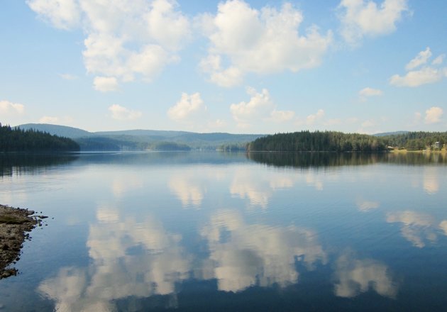 meer op de grens met Griekenland