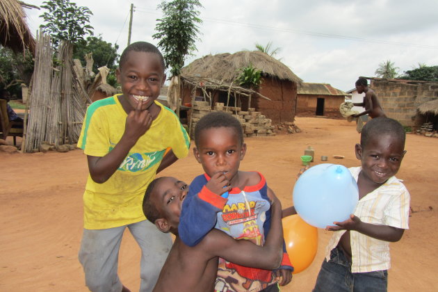Kinderen in Akatsi, Ghana