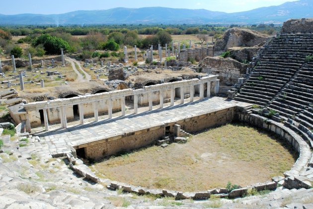 Theater van Aphrodisias oude Romeinse en Hellenistische stad