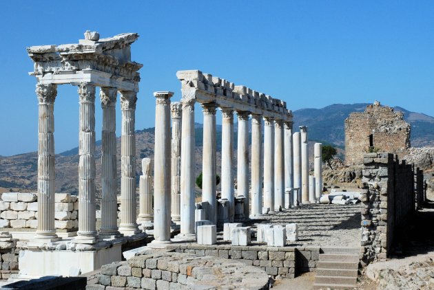 Tempel van Athene in het Antieke Pergamon