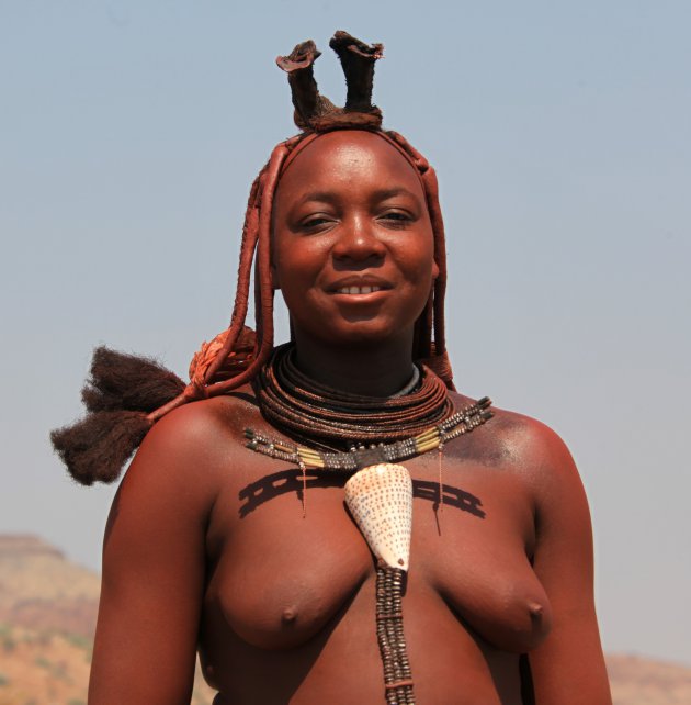 Himba vrouw