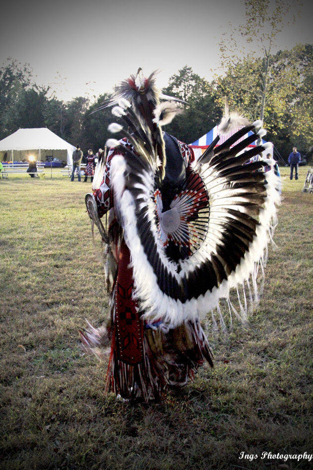 indianentooi tijdens een pow wow