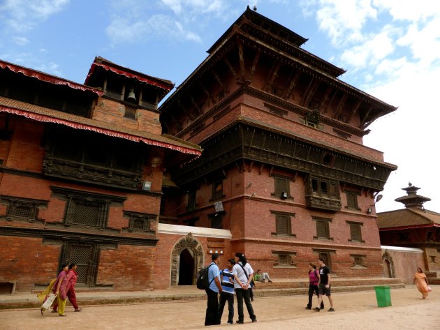 Sfeerbeeld op Durbar Square (Patan)