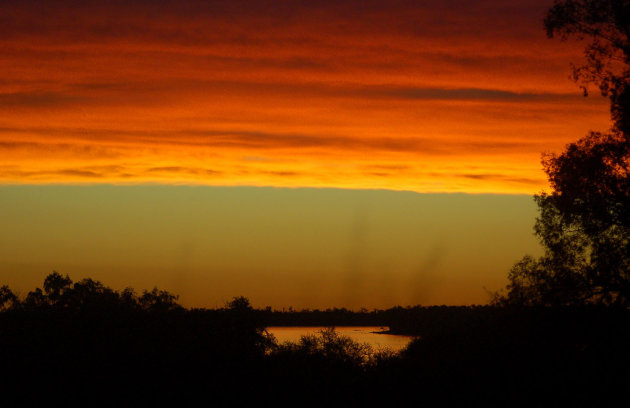 Zonsondergang Paraná