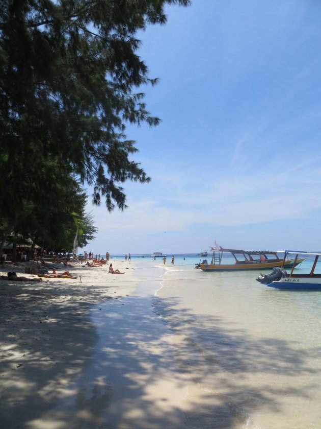 Strand op Gili Trawangan