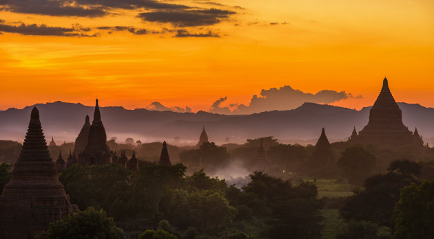 Zonsondergang Bagan