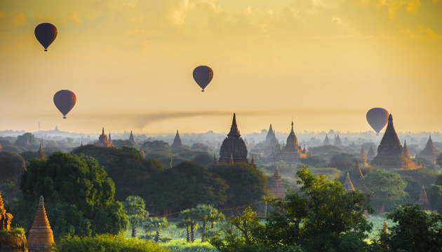 Zonsopkomst Old Bagan