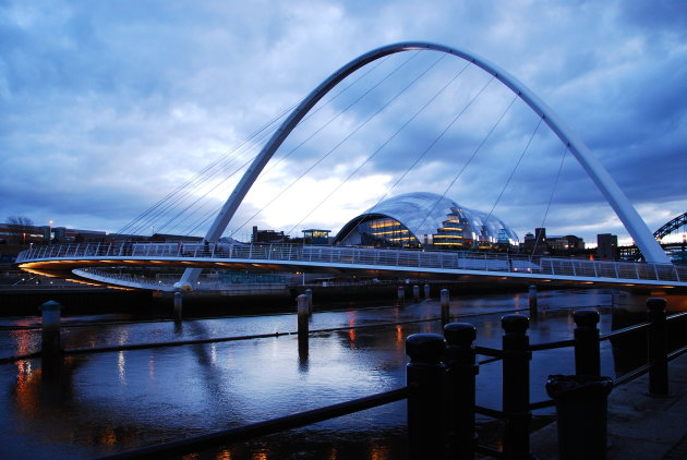 Zonsondergang Newcastle Upon Tyne