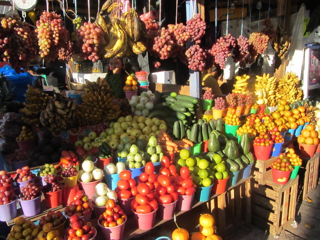 Kleurrijke groenten en fruit